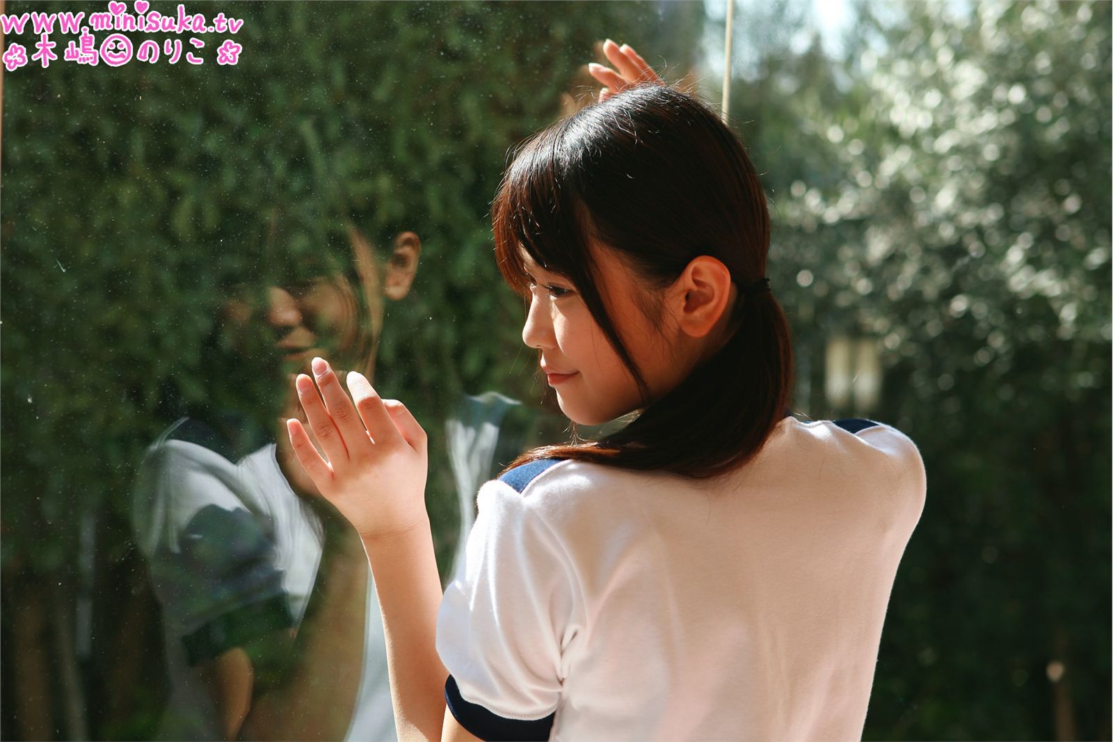 KIJIMA Noriko Minisuka. TV Japanese high school girl